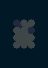 Colour Dots Universe Logo art design illustration