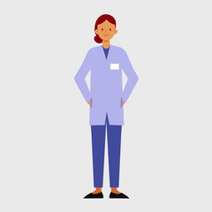 Friendly female doctor