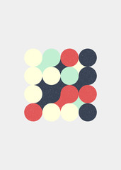 Colour Dots Universe Logo art design illustration