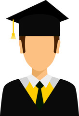 young man graduated