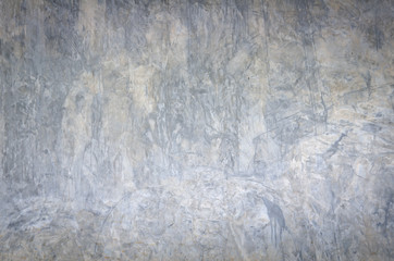 Polished old concrete wall surface or texture with cracks  for background