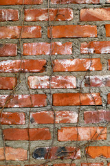 Brick wall fragment