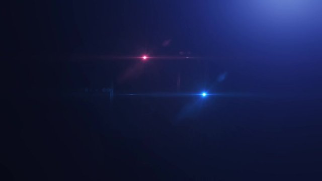 Blue and Red Flying Flares Background