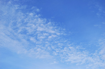 blue sky with clouds