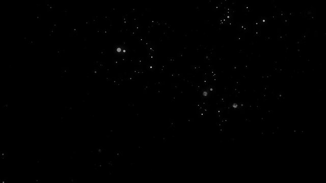 Nebula Stars in Dark Background