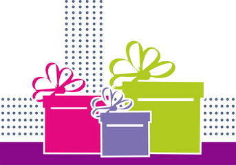 gift box with ribbon