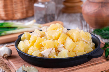 Stewed potatoes