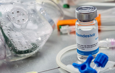 Medication prepared for people affected by Covid-19, Remdesivir is a selective antiviral...