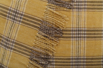 yellow and white fabric