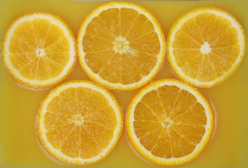 orange slices background