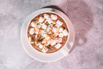 Delicious flavored cocoa marshmallows.