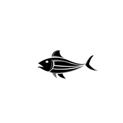 Tuna fish vector logo simple design