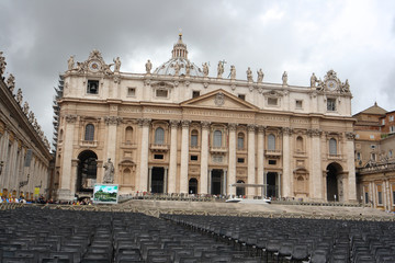 Fototapeta na wymiar Vatican City State within Italy