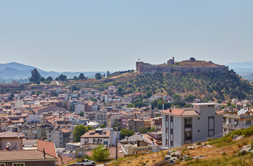 Historical Selcuk Castle. Royal tombs.