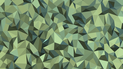 Abstract polygonal background. Geometric Dark Sea Green vector illustration. Colorful 3D wallpaper.