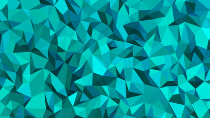 Abstract polygonal background. Geometric Dark Turquoise vector illustration. Colorful 3D wallpaper.