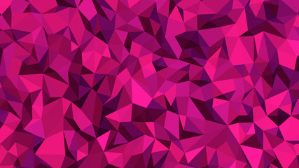 Abstract polygonal background. Geometric Medium Violet Red vector illustration. Colorful 3D wallpaper.