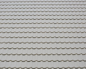 Grey slate roof covering