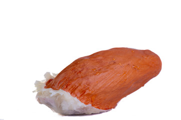 Die cut pictures of the durian seed