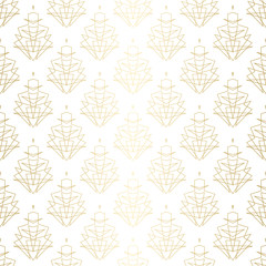 Geometric golden texture pattern. Abstract endless modern design background. Vector illustration eps 10.