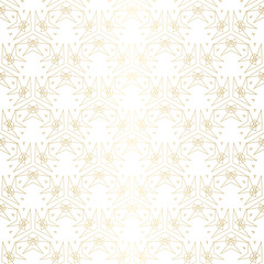 Geometric golden texture pattern. Abstract endless modern design background. Vector illustration eps 10.