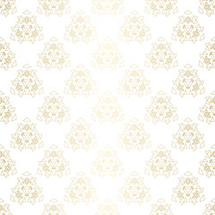 Geometric golden texture pattern. Abstract endless modern design background. Vector illustration eps 10.