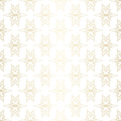 Geometric golden texture pattern. Abstract endless modern design background. Vector illustration eps 10.