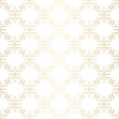 Geometric golden texture pattern. Abstract endless modern design background. Vector illustration eps 10.