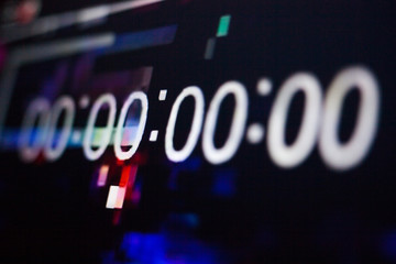 Zeroes on the abstract glitch background.