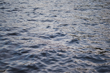 Beautiful background of surface water river, pattern