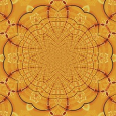 abstract kaleidoscopic geometric mandala