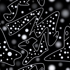 seamless pattern abstract  character abstarkcja wzór bezszwowy postacie abstrakcyjne  © Pawe