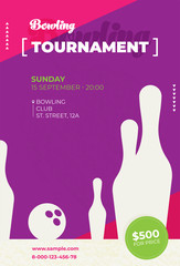 Bowling ball and pins isolated on background