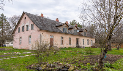 cottage in village europe estonia