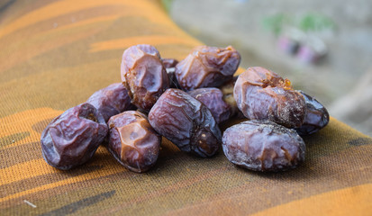 Dry Fresh Asian Dates Sweet Fruit Ramadan Kareem Food