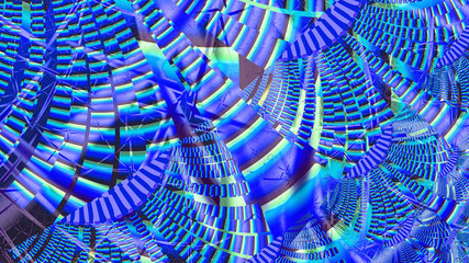 3d abstract computer fractal design.