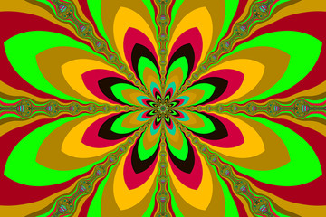 3d abstract computer fractal design.