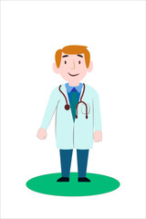 professional doctors staff avatars characters vector illustration design