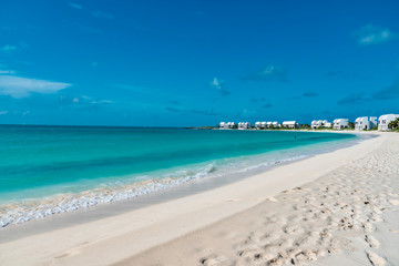 Obraz premium tropical panorama island of Anguilla Caribbean sea