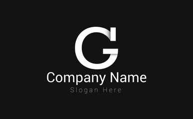 Letter G Logo Design. Creative letter G vector icon with business card template.