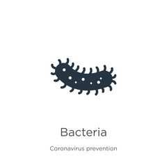 Bacteria icon vector. Trendy flat bacteria icon from Coronavirus Prevention collection isolated on white background. Vector illustration can be used for web and mobile graphic design, logo, eps10
