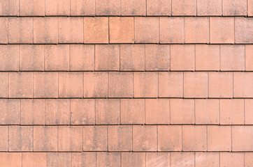 Ceramic roof tiles.
