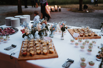 photo of dessert in a hotel open buffet