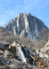 Waterfall. A waterfall in the east of Serbia. Wonderful decoration of nature. Serbia landscape.