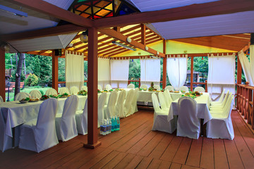 interior of a restaurant
