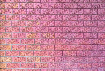 Brown tiles background