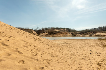 Sand quarry special Sand for construction