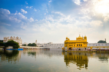 Fototapeta premium Golden Temple in Amritsar, Punjab, India.