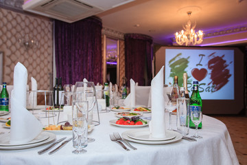 wedding table setting
