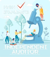 Accountants Examining Financial Records Company